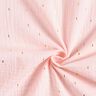 Muslin Foil Print Rectangle | by Poppy – rosé,  thumbnail number 3
