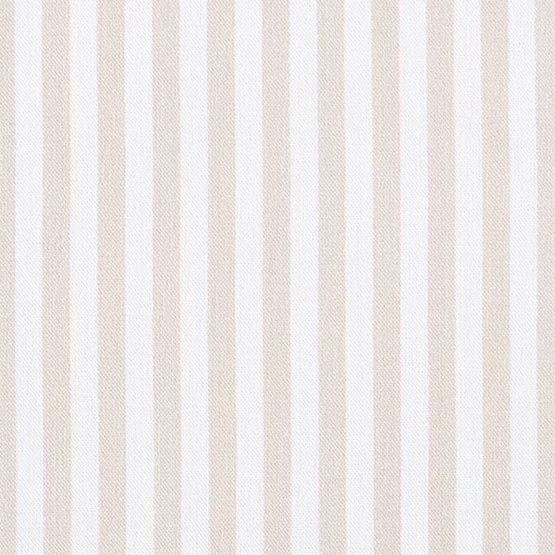 Decor Fabric Half Panama Vertical stripes – light beige/white,  image number 1