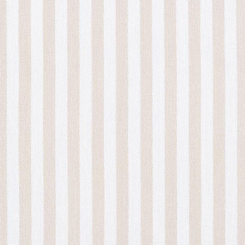Decor Fabric Half Panama Vertical stripes – light beige/white,  image number 1