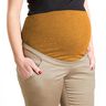 Tubular ribbing for cuffs narrow rings – terracotta/yellow,  thumbnail number 6