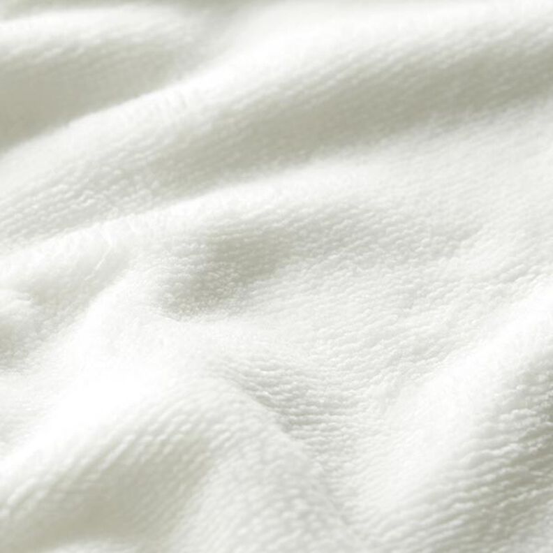 Cosy Towelling Bamboo Plain – offwhite,  image number 2
