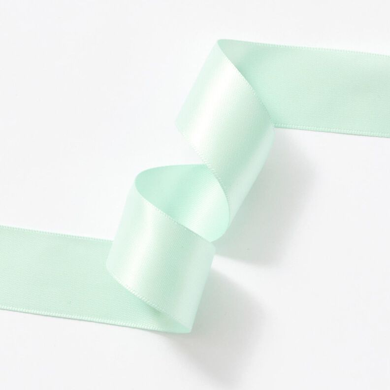Satin Ribbon [25 mm] – pale mint,  image number 3