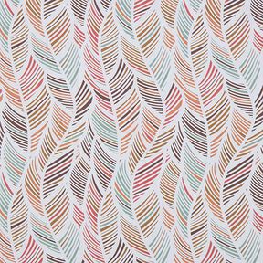 Decor Fabric Half Panama leaf pattern – brown, 