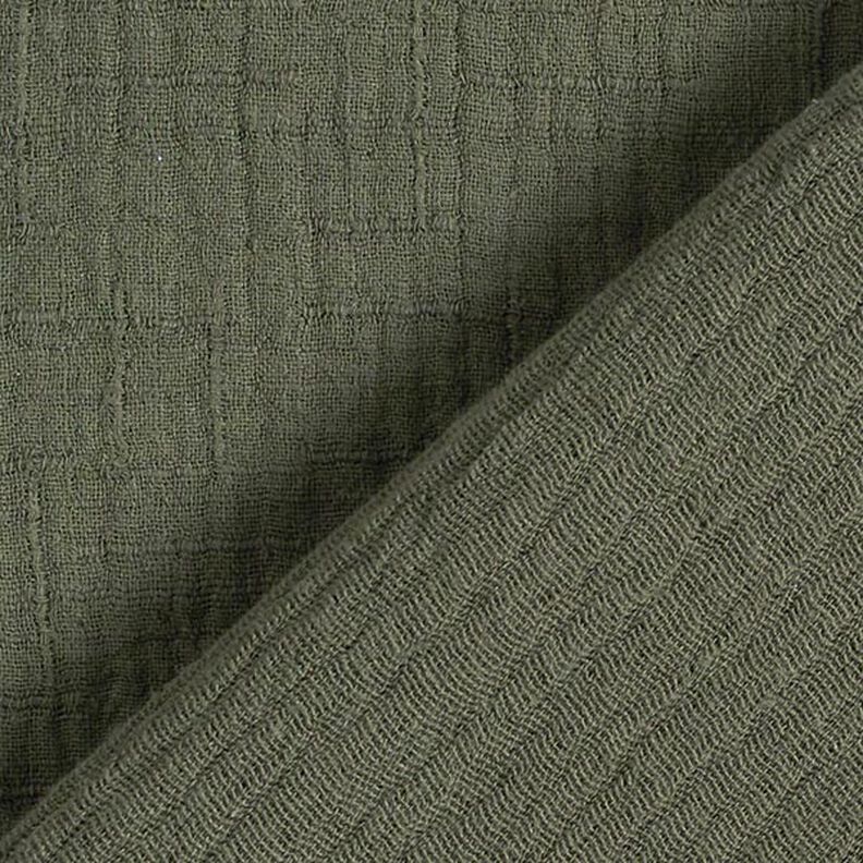 Bamboo Double Gauze/Muslin Texture – olive,  image number 4