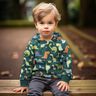 French Terry Dinosaurs | Poppy Fabrics – indigo/light blue,  thumbnail number 5