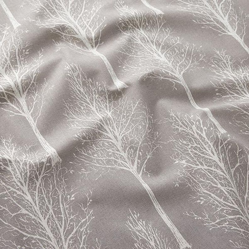 Decor Fabric Half Panama Tree Silhouette – taupe/natural,  image number 2