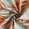 Outdoor Fabric Canvas large leaves – natural/terracotta,  thumbnail number 3