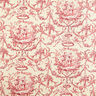 Decor Fabric Canvas romantic couple 280 cm – burgundy/cream,  thumbnail number 1