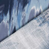 Water reflection viscose fabric – steel blue/light wash denim blue,  thumbnail number 4
