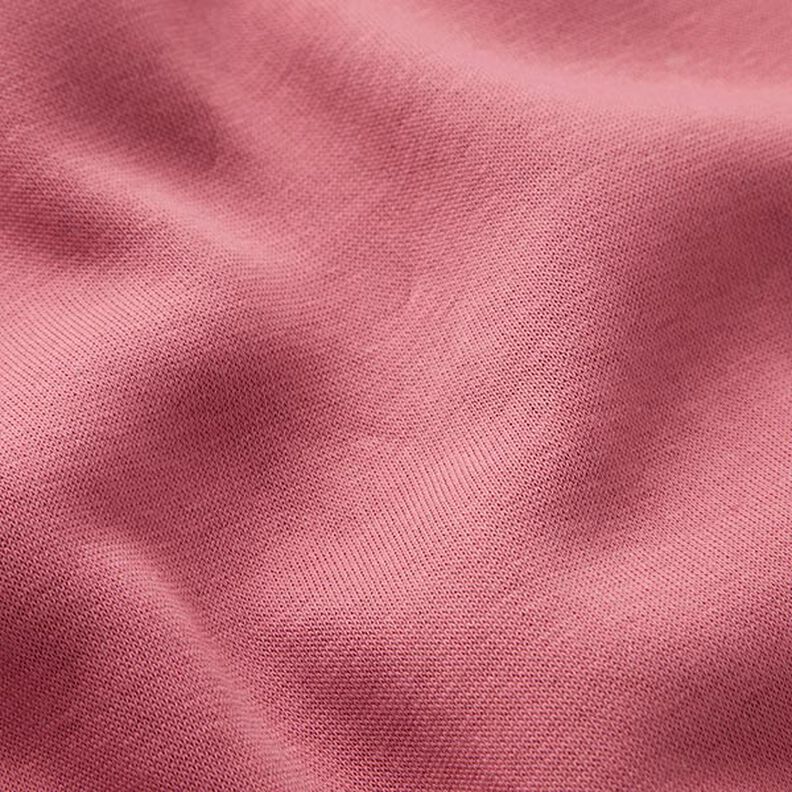 Brushed Sweatshirt Fabric – dark dusky pink,  image number 3
