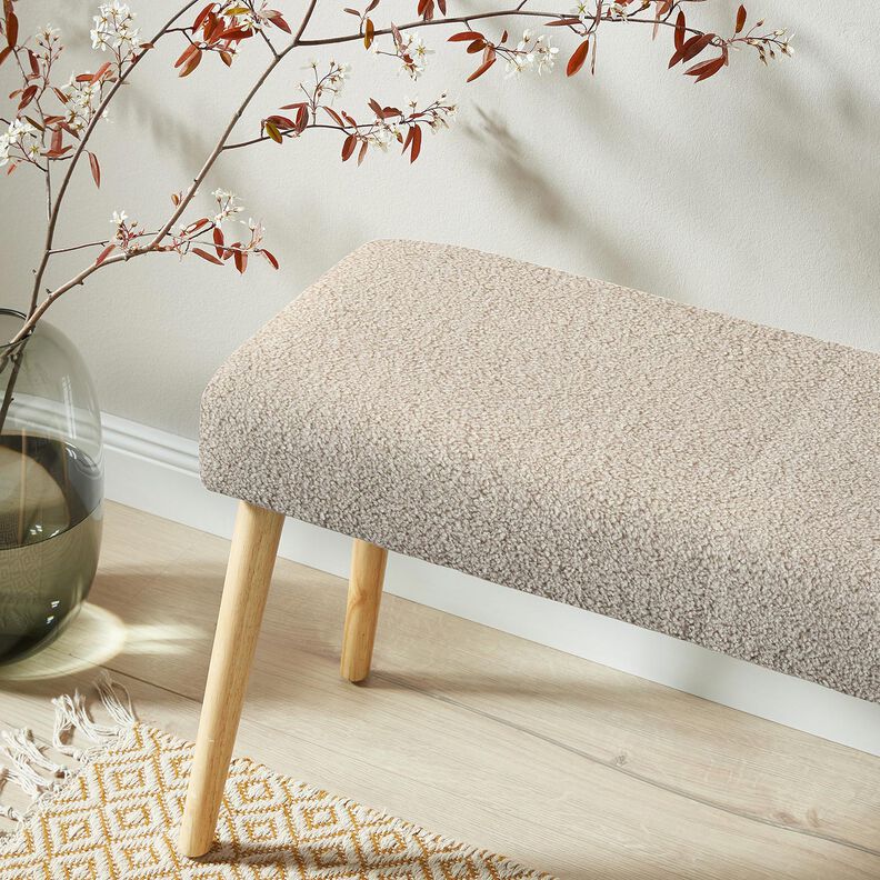 Upholstery Fabric Sheepskin look – natural, image number 7