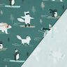 French Terry Winter sports animals Digital Print | Poppy Fabrics – light petrol/ice blue,  thumbnail number 4