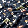 Cotton Jersey Safari digital print – midnight blue/pastel green,  thumbnail number 2