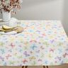 Decor Fabric Half Panama delicate butterflies – white/pastel green,  thumbnail number 7