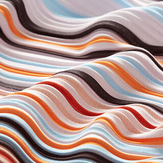 Pleated jersey stripes – white, 