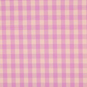 Cotton Poplin Check| Poppy Fabrics – light pink/pastel violet, 