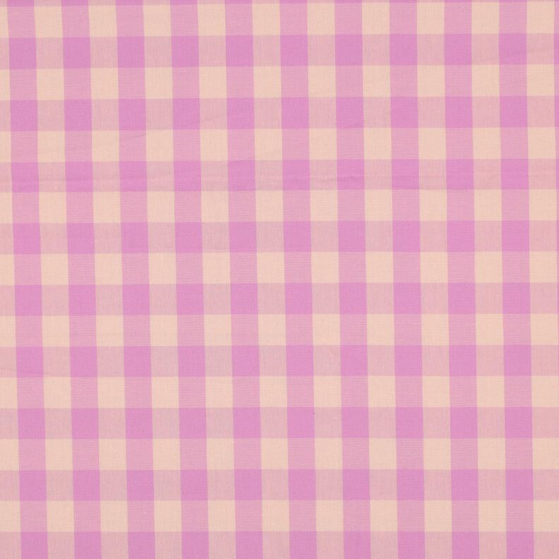 Cotton Poplin Check| Poppy Fabrics – light pink/pastel violet,  image number 1