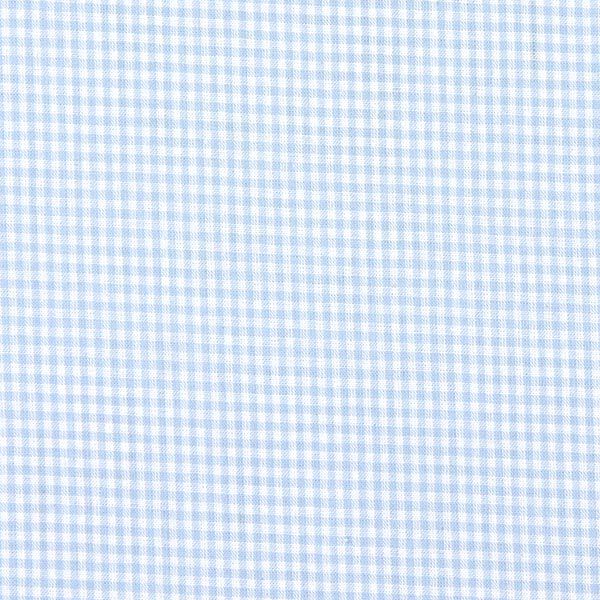 Cotton Vichy - 0,2 cm – light blue,  image number 1