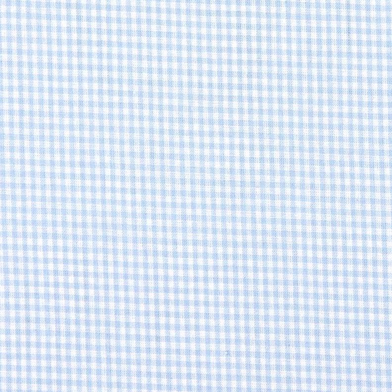 Cotton Vichy - 0,2 cm – light blue,  image number 1