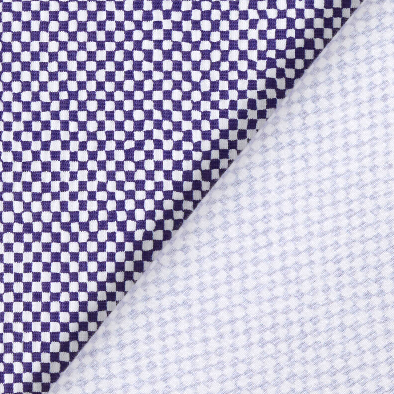 GOTS Cotton Jersey Mini Check | TCC x LOOKS by Wolfgang Joop – blue lilac/white,  image number 6