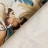Decor Fabric Half Panama flowers and berries – natural/caramel,  thumbnail number 4