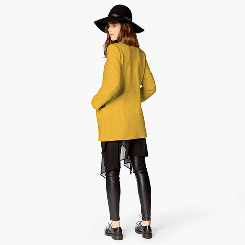 Fulled woollen loden – mustard,  image number 9