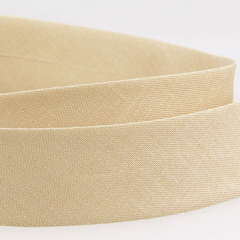 Bias binding Polycotton [20 mm] – light beige,  image number 2