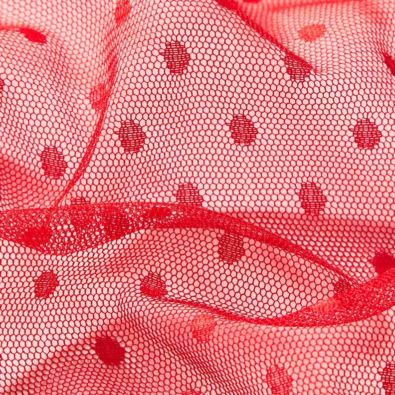 Dots soft mesh – red,  image number 3