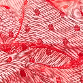Dots soft mesh – red, 