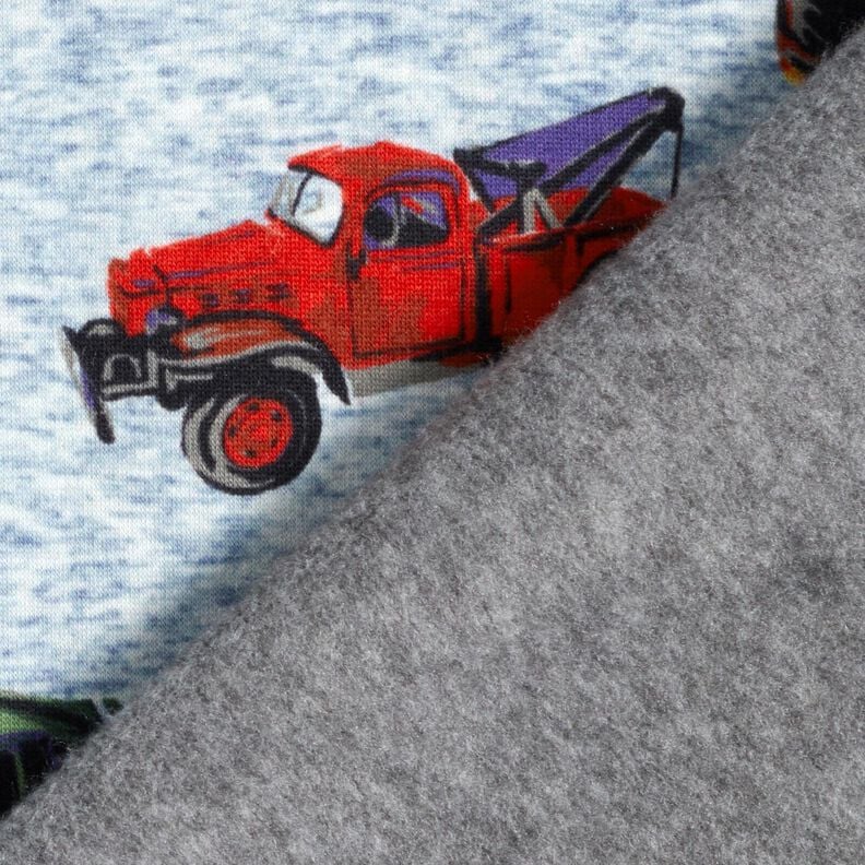 Alpine Fleece Trucks and excavators – denim blue/grey, image number 4