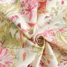 Decor Fabric Canvas watercolour flowers – light beige/raspberry,  thumbnail number 3