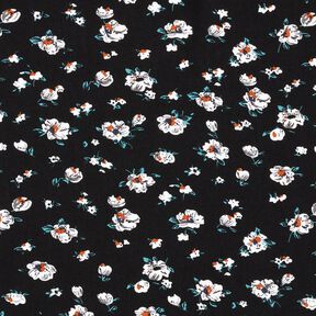 Viscose fabric flower shower – black, 