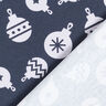 Christmas Tree Baubles Cotton Jersey – midnight blue,  thumbnail number 4