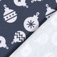 Christmas Tree Baubles Cotton Jersey – midnight blue,  thumbnail number 4