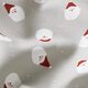 Cotton Cretonne Santa Clauses – light grey,  thumbnail number 2