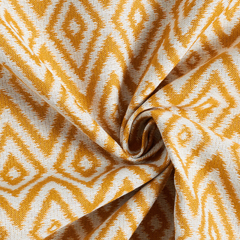 Outdoor fabric jacquard Ethno – mustard,  image number 3