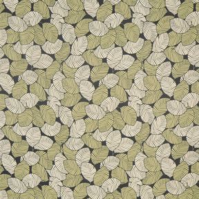 Chiffon palm leaves – black/cashew, 