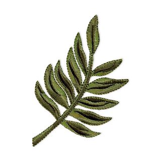 Appliqué Palm leaf [ 10,1 x 5,7 cm ] | Prym – green, 