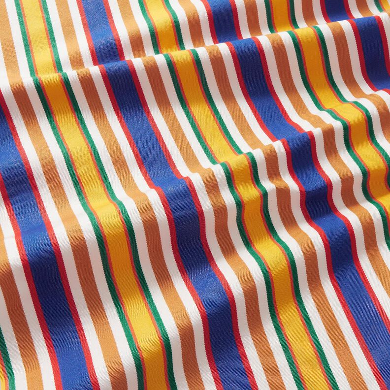 Outdoor Deckchair fabric Longitudinal stripes 44 cm – caramel/blue,  image number 2