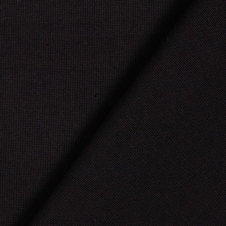 Cotton Knit – black | Remnant 60cm,  image number 3