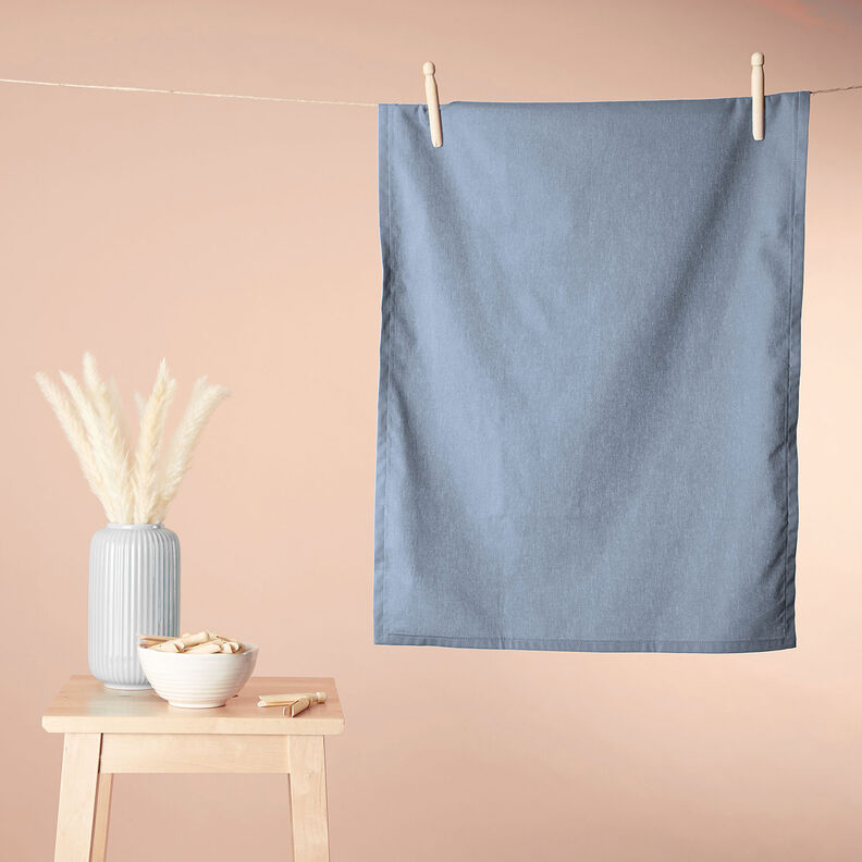 Cotton Cretonne Plain – light wash denim blue, image number 8