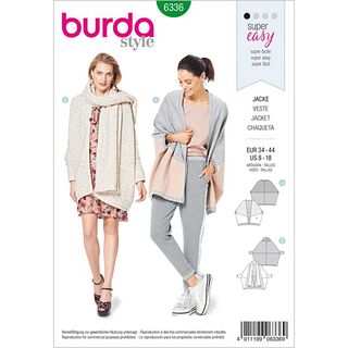 Jacket, Burda 6336 | 34 - 44, 