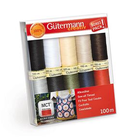Sewing thread set Sew-all Thread - basic 1 | BONUS PACK! | Gütermann creativ, 