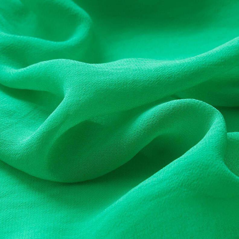 Crepe Chiffon Plain – emerald green,  image number 2