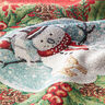 Decor Tapestry Fabric Snowman in Snow Globe – carmine,  thumbnail number 2