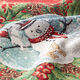 Decor Tapestry Fabric Snowman in Snow Globe – carmine,  thumbnail number 2