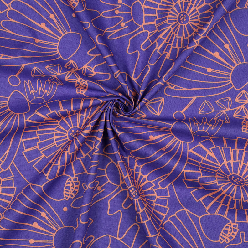 Cotton Poplin Eden | Nerida Hansen – lilac/apricot,  image number 3