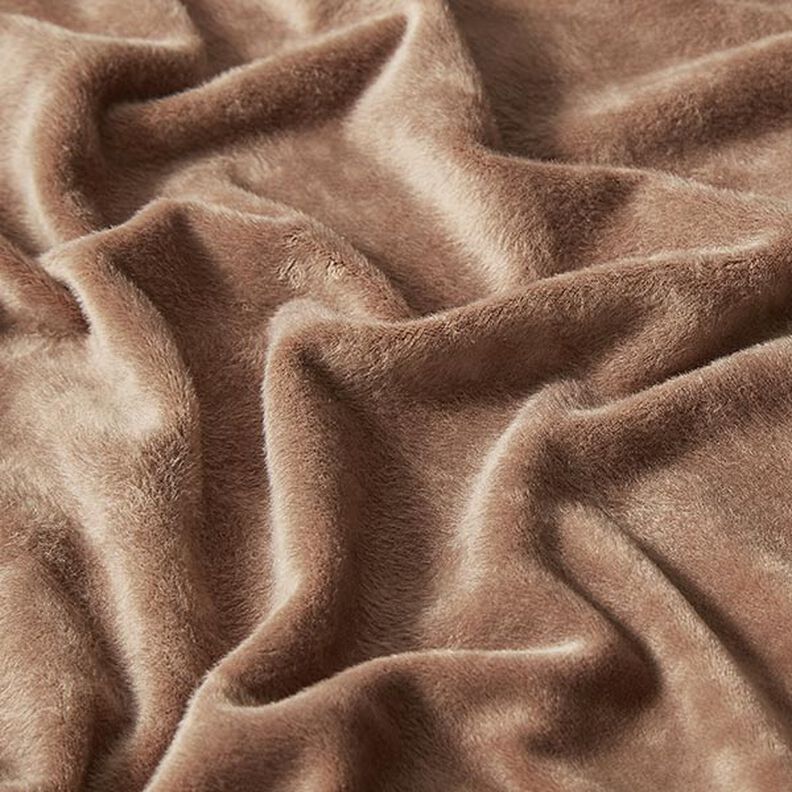 Stretch Velvet Nicky Velours – dark beige,  image number 2