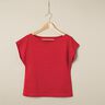 Plain Medium Cotton Jersey – red,  thumbnail number 6