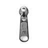 Zip Pull – silver metallic,  thumbnail number 1